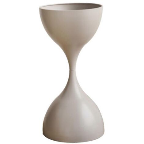 Pot de fleurs élégant en fer forgé pour intérieur, sur pied, petit modèle.