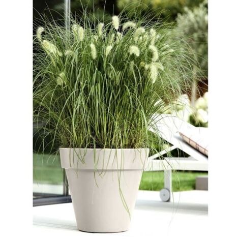 Pot de fleurs ELHO Pure Round 40 Blanc Ø39 x H36 cm 22 L - 100% recyclé