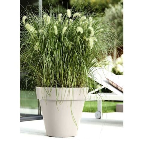 Pot de fleurs ELHO Pure Round 60 78 L Blanc Ø59 x H54 cm
