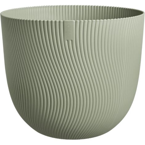 Pot de fleurs - ELHO - Sereh Rond 40 - Vert - Ø 39 x H 33 cm - 100% recyclé