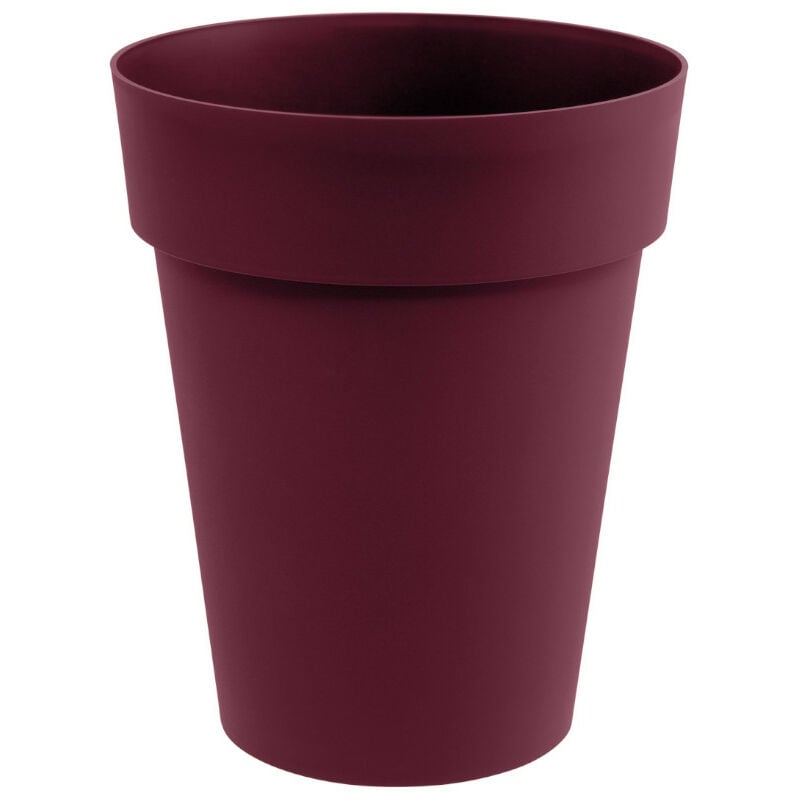 Pot de fleurs en plastique Toscane Rouge bourgogne - ø 44 cm EDA