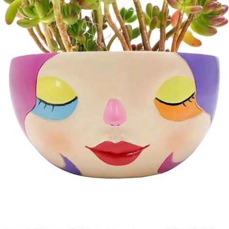 Pot de fleurs en résine pour bureau/décoration