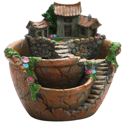 Pot de fleurs en résine style nouveau pour plantes succulentes, horticulture familiale, petit format, pour plantes succulentes