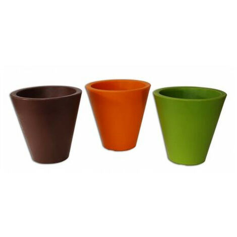 Pot de fleurs Girasol New Garden Chocolat