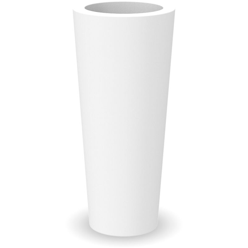 Ficus 80 Jardinière ronde et haute pour l'intérieur et l'extérieur Pour plantes et fleurs Très résistante au passage du temps. Fabriqué en