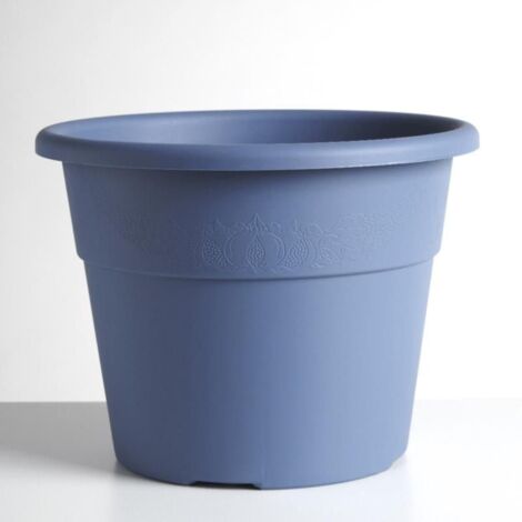 Pot de fleurs - HEDERA - D 20 cm - Bleu ciel - Livraison gratuite
