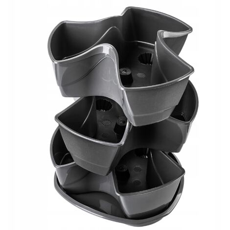 Pot de fleurs KADAX, pot de fleurs triple cascade, support de fleurs