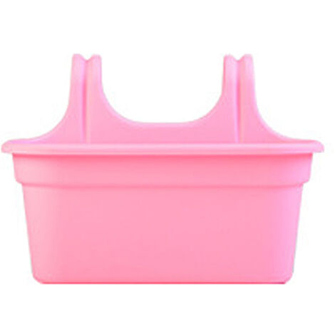 Pot de Fleurs Moderne - Pots En Plastique Durable 38x16x18cm (Blanc, Jaune, Bleu, Rose) - Lot de 5, 3 ou 1 pour Plantes Succulentes, Cactus, Décor Bureau