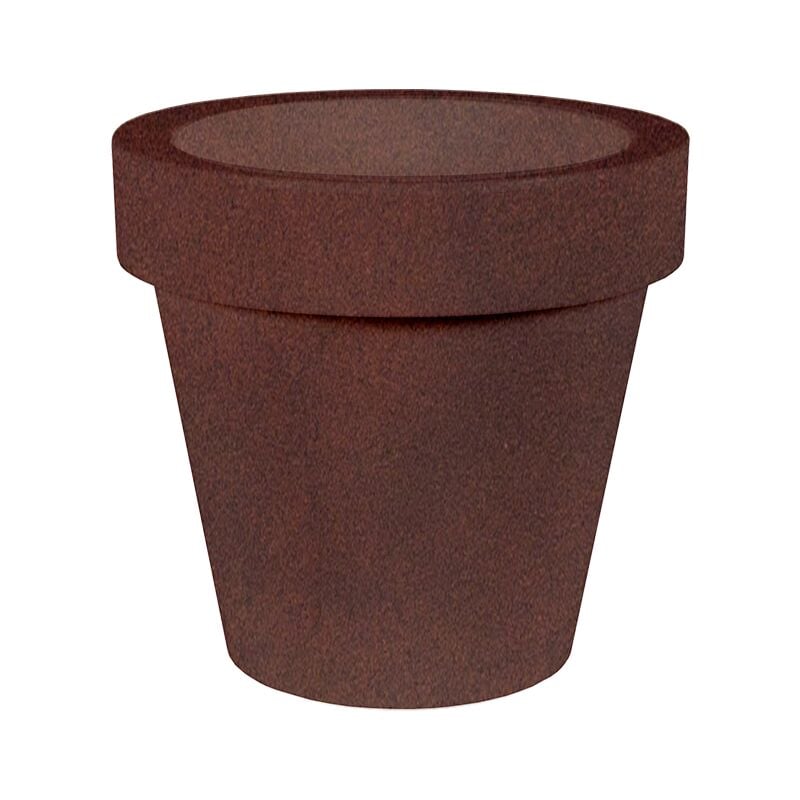 MAGNOLIA 60 Classic Jardinière Ronde d'Intérieur et d'Extérieur Pour Plantes et Fleurs Très Résistante au Temps. Fabriqué en polyéthylène en Espagne