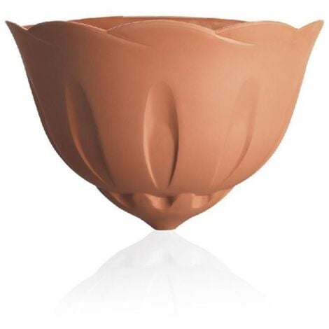 Pot de fleurs mural - GERLA NATURA - 29 x 15 cm - Terracotta - Livraison gratuite