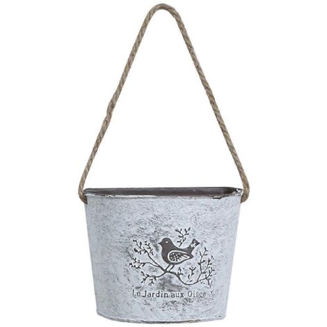 Pot de fleurs mural suspendu pour jardin, contenant pour plantes succulentes, support en fer ---