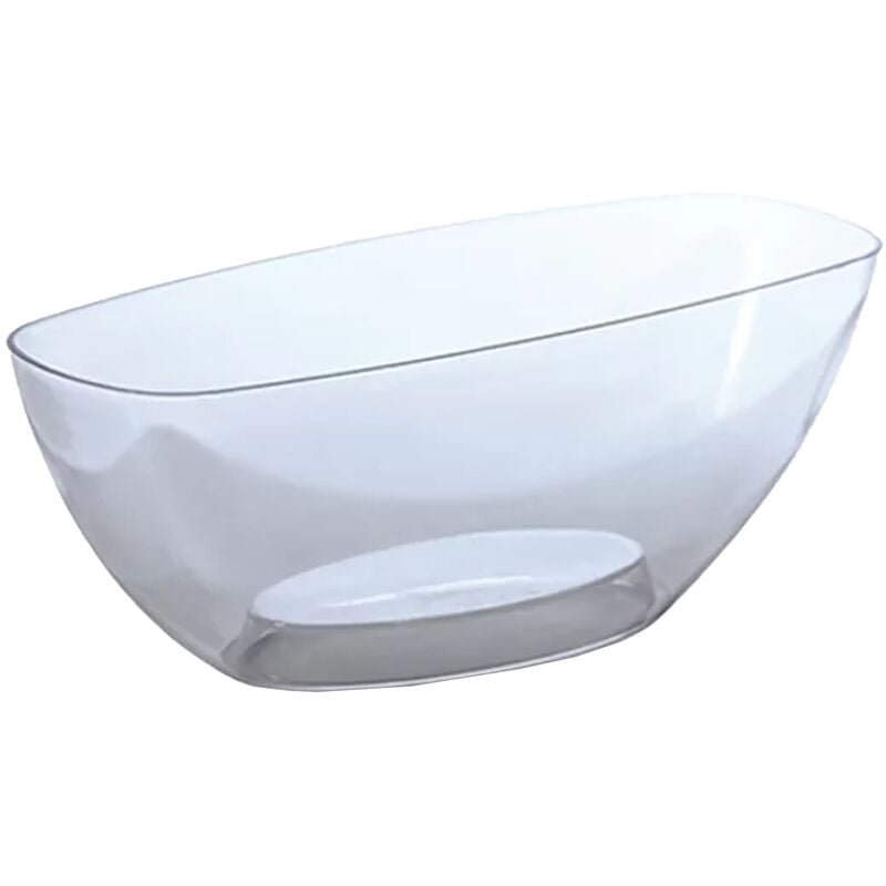 Pot de Fleurs Ovale Transparent 3,8L. 360x150x132 mm - Transparent