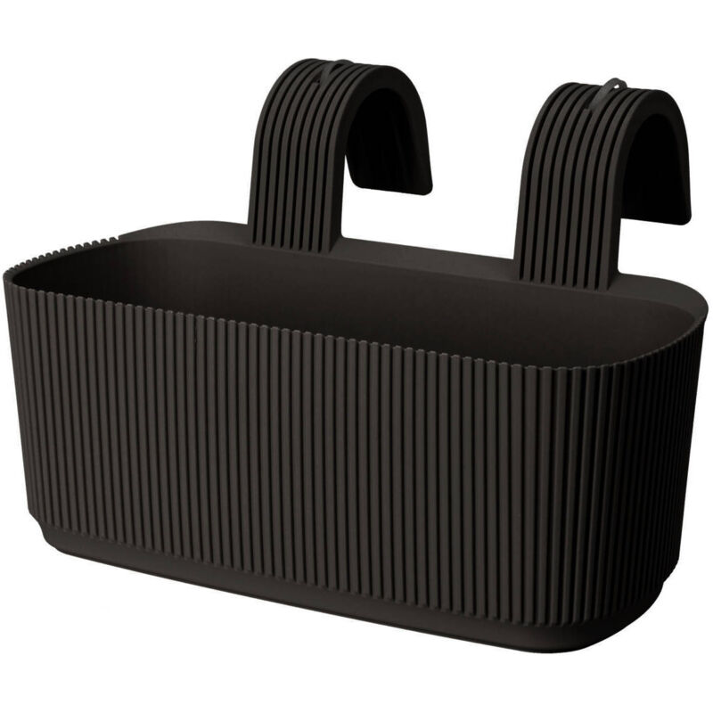 Pot de fleurs pour balcon avec poignée, 21 x 29 cm