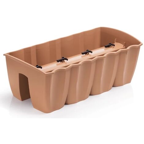 Pot de fleurs pour balustrade CROWN DCRO600  Terre cuite
