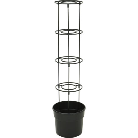 Pot de fleurs pour plantes grimpantes avec échelle, hauteur 115 cm