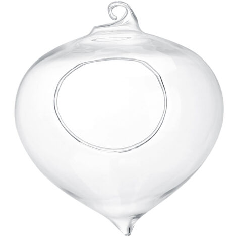 Pot de fleurs pour plantes succulentes, vase en verre suspendu, décoration de jardin pour la maison