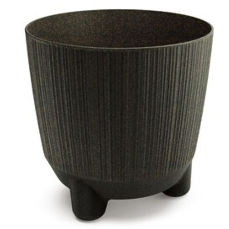 Pot de fleurs Prosperplast RYFO N ECO WOOD 20 cm - marron, pot de fleurs pour jardin et balcon
