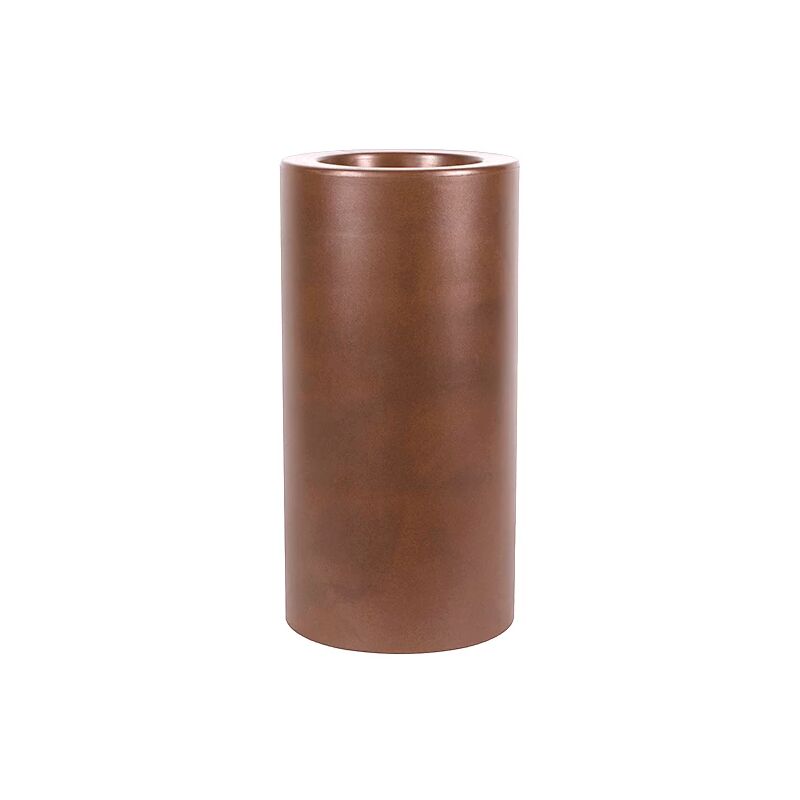 Pot de fleurs rond 70 bronze opaque ø35x70cm - Bronze - Moovere