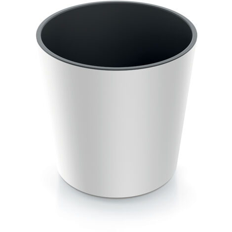 Pot de fleurs rond bas URBI DURO250  Blanc