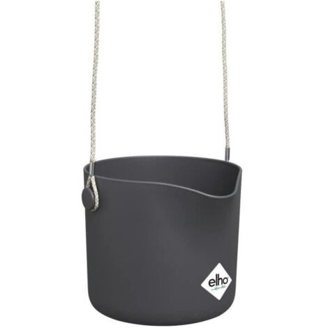 POT DE FLEURS ROND B.FOR - PLASTIQUE - Ø18 - ANTHRACITE ELHO 4281601842500