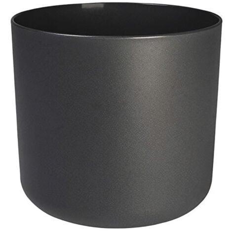 Pot de fleurs rond ELHO B.for Soft - Noir - Ø 35 x H 32 cm - intérieur - 100% recyclé