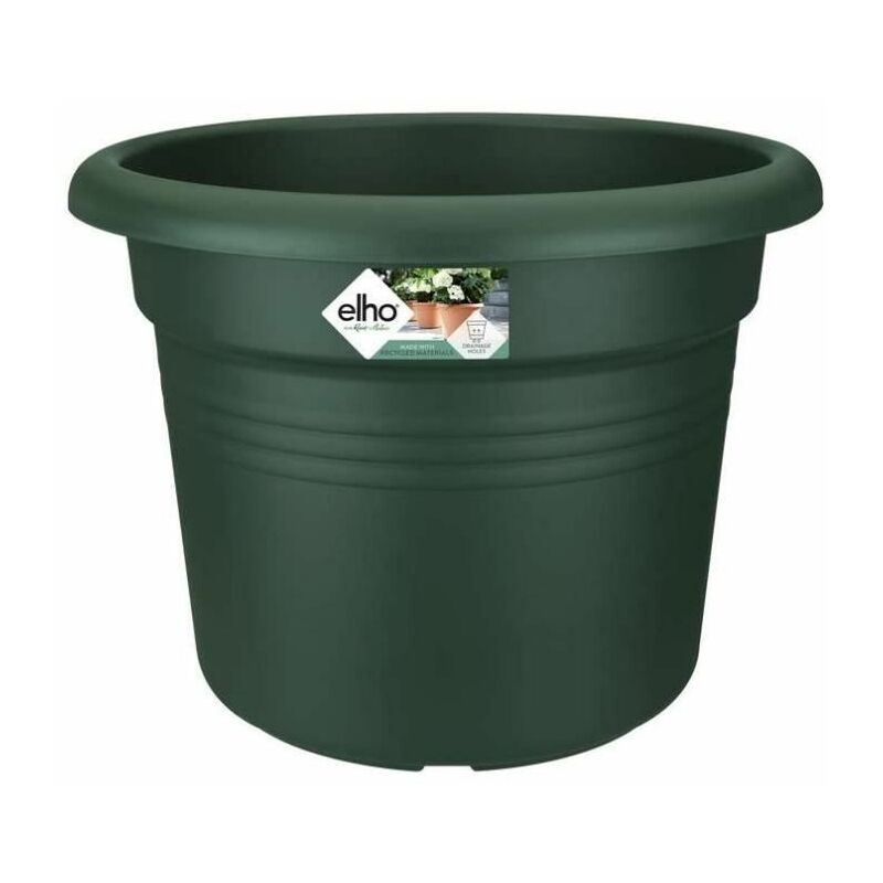 Elho - Pot De Fleurs Rond green basics - Plastique - Ш40 - Leaf Green
