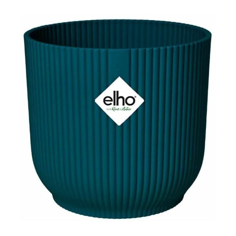 Elho - Pot De Fleurs Rond green basics - Plastique - ÿ45 - Noir