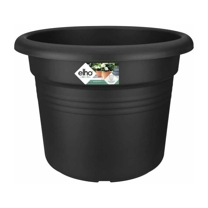 Pot De Fleurs Rond green basics - Plastique - Ш45 - Terre cuite doux