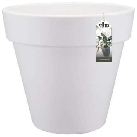Pot de fleurs rond Pure Round Ø 50 x H.44 cm - Blanc