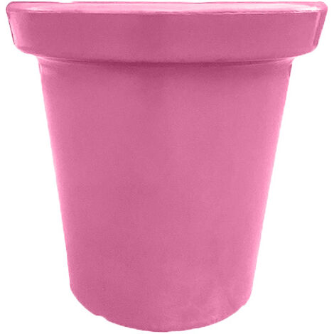Pot de fleurs rond XXL 75L – Dimensions 60x60x60cm – Matière polyéthylène haute densité – Traité anti UV et résistant aux chocs – Plast'Up Rotomoulage