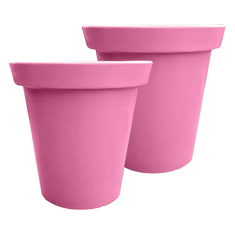 Pot de fleurs rond xxl delight 200l - lot de 2