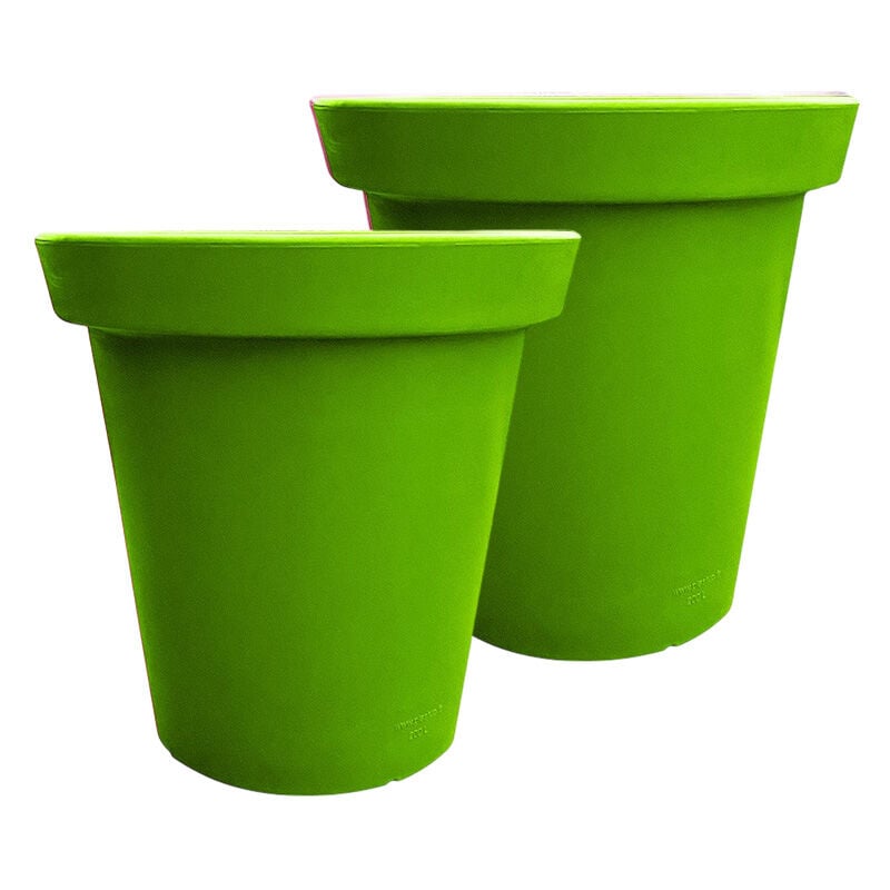 Pot de fleurs rond xxl delight 200l - lot de 2