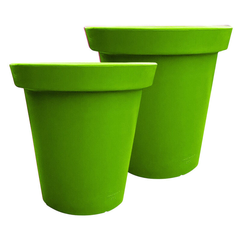 Pot de fleurs rond xxl delight 420l- lot de 2