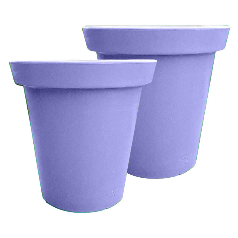 Pot de fleurs rond xxl delight 420l- lot de 2