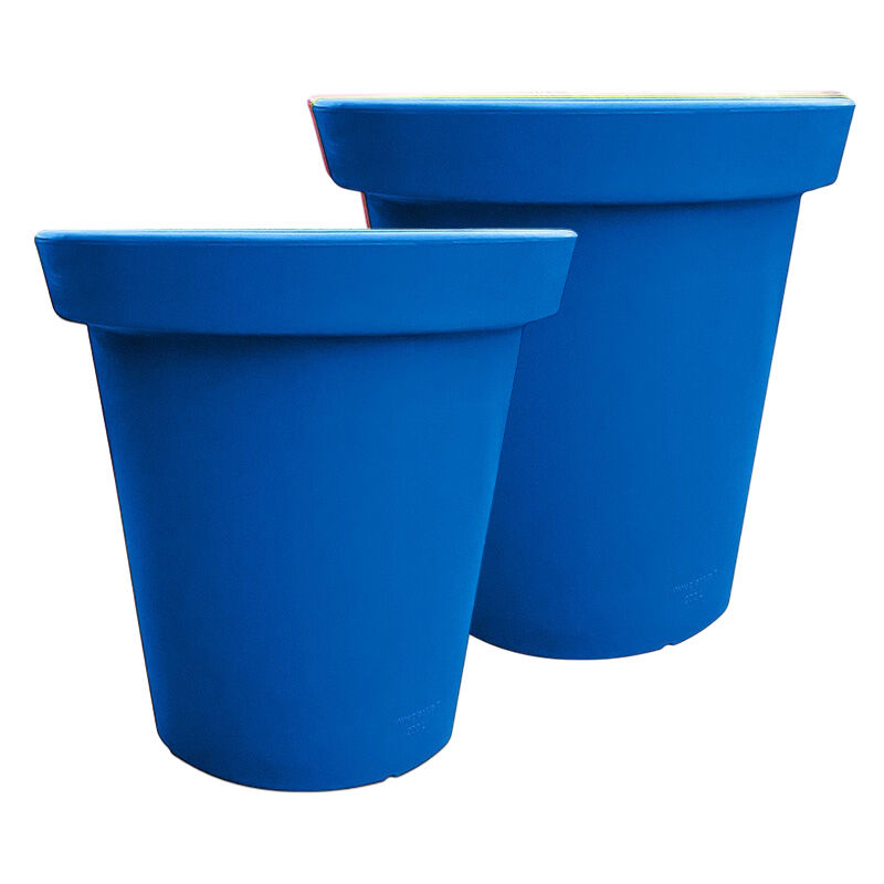 Pot de fleurs rond xxl delight 75l- lot de 2