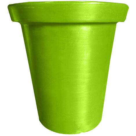 Pot plastique rond vert anis - Cache-pots - Artiplantes