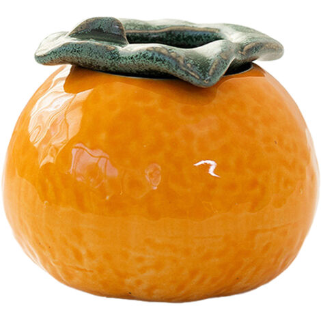 Pot de Fleurs Simulé Petit Orange Pot de Fruits Artificiel Maison Sans Pores Ceramique Hydroponie Ivy Decoration Design Salon 1pcs