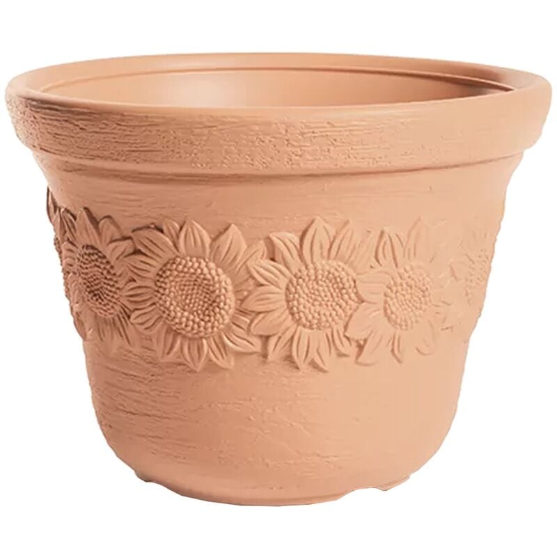Prosperplast - Pot de Fleurs Sunny 8L, Terre Cuite, 40 cm - Terracuite