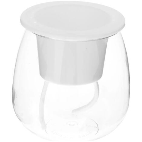 Pot de fleurs suspendu en faux rotin pour Yi avec design