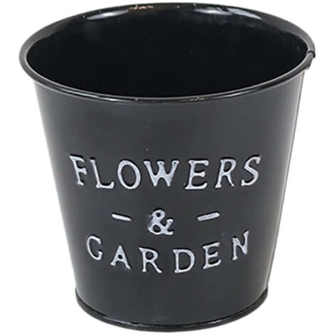 Pot de fleurs suspendu en faux rotin pour Yi avec design