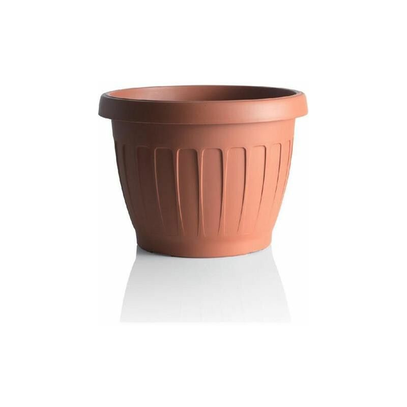Pot de fleurs - terra - d 35 cm - Terracotta - Livraison gratuite - Marron