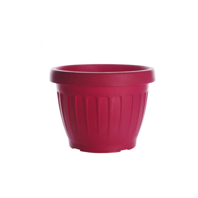 Vase Terra d 40 cm Corail Rouge