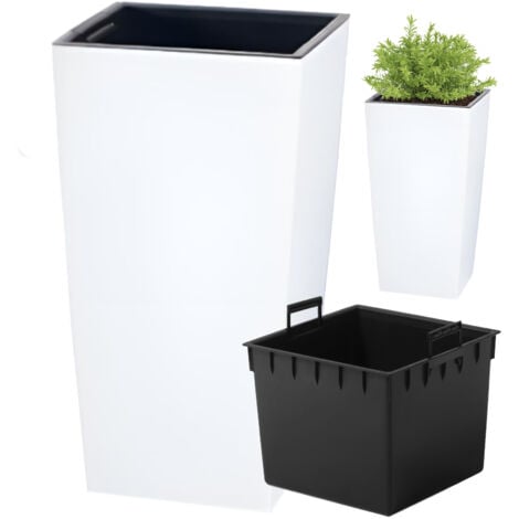 ZANVIC Pot de fleurs URBI SQUARE DURS265 - blanc