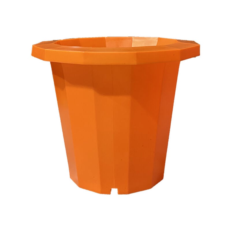 Plast'up Rotomoulage - Pot de fleurs xxl rio 125l-Orange-65cm - Orange