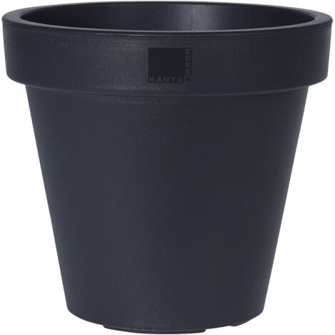 Pot de inyección de antracita - resistente a los rayos UV - Robust Polypropylene - Ø20x20cm - Outdoor