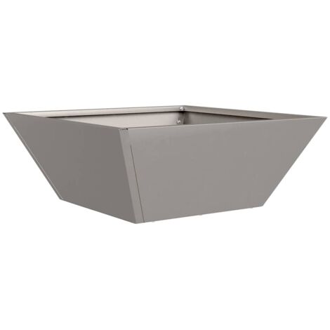 Pot de jardin，Jardinière en forme de bol Rouillé 40 x 40 x 15 cm CFW89565