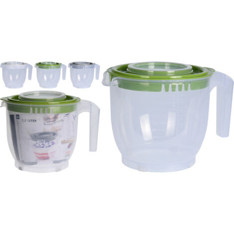 Pot de mélange 2 couvercles 2,2 l