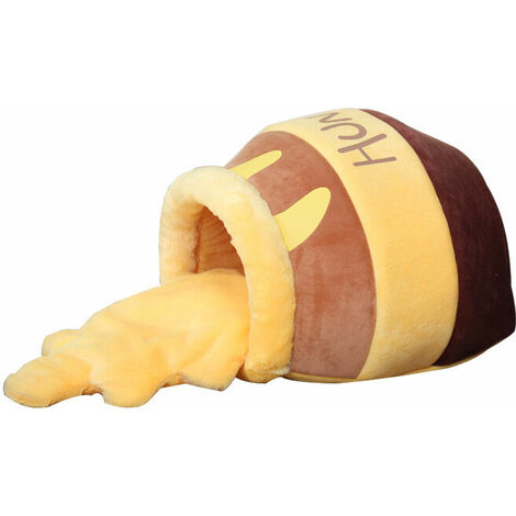 Pot de miel chat nid chat canapé-lit mignon et confortable maison de chat réversible multifonctionnel doux pour petits chats et chiens