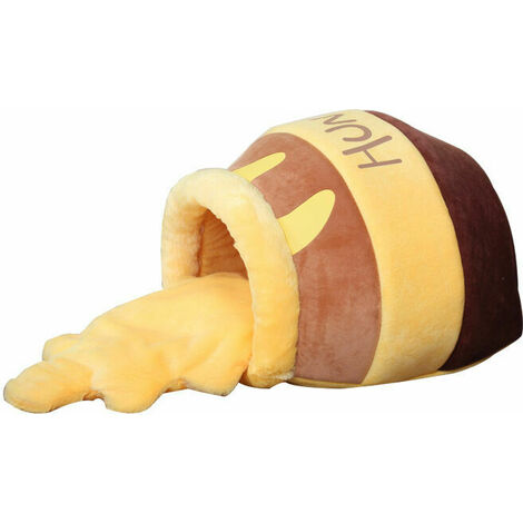 Pot de miel chat nid chat canapé-lit mignon et confortable maison de chat réversible multifonctionnel doux pour petits chats et chiens
