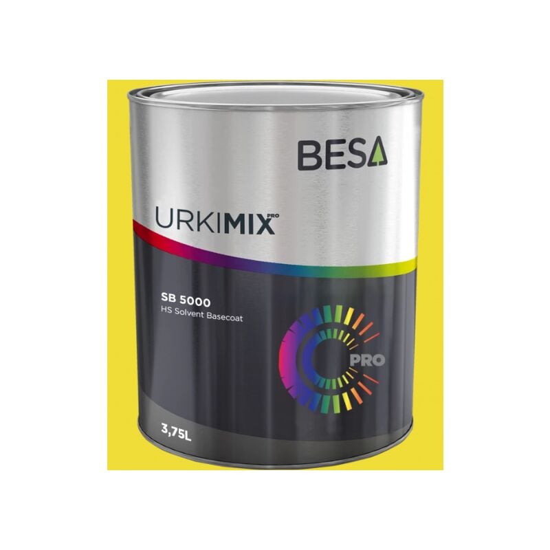 Besa - Pot de peinture Jaune Soufre ral 1016 Mat - 250 ml